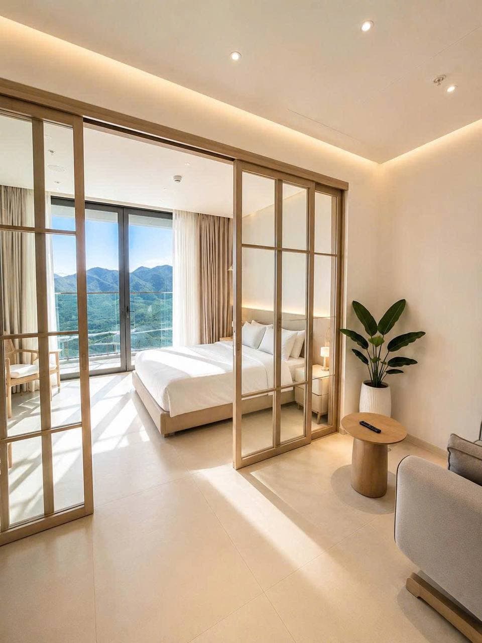 Căn hộ 1 phòng ngủ tại Paramount, trung tâm Nha Trang